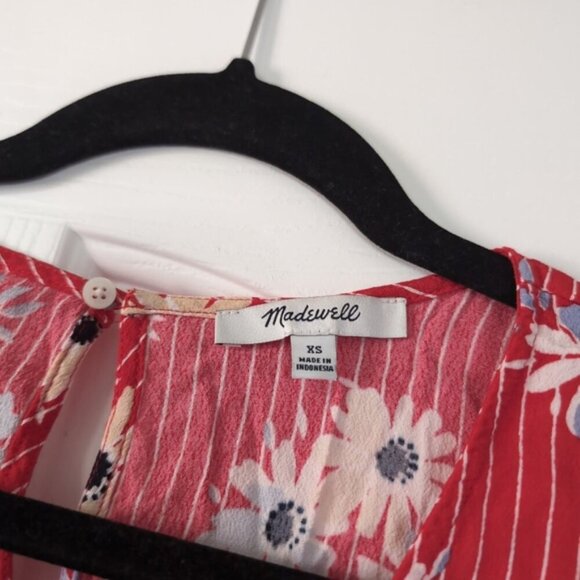 Madewell Daisy Society Boho Boxy Cottage Prairie Rhyme Top XS - Picture 4 of 7
